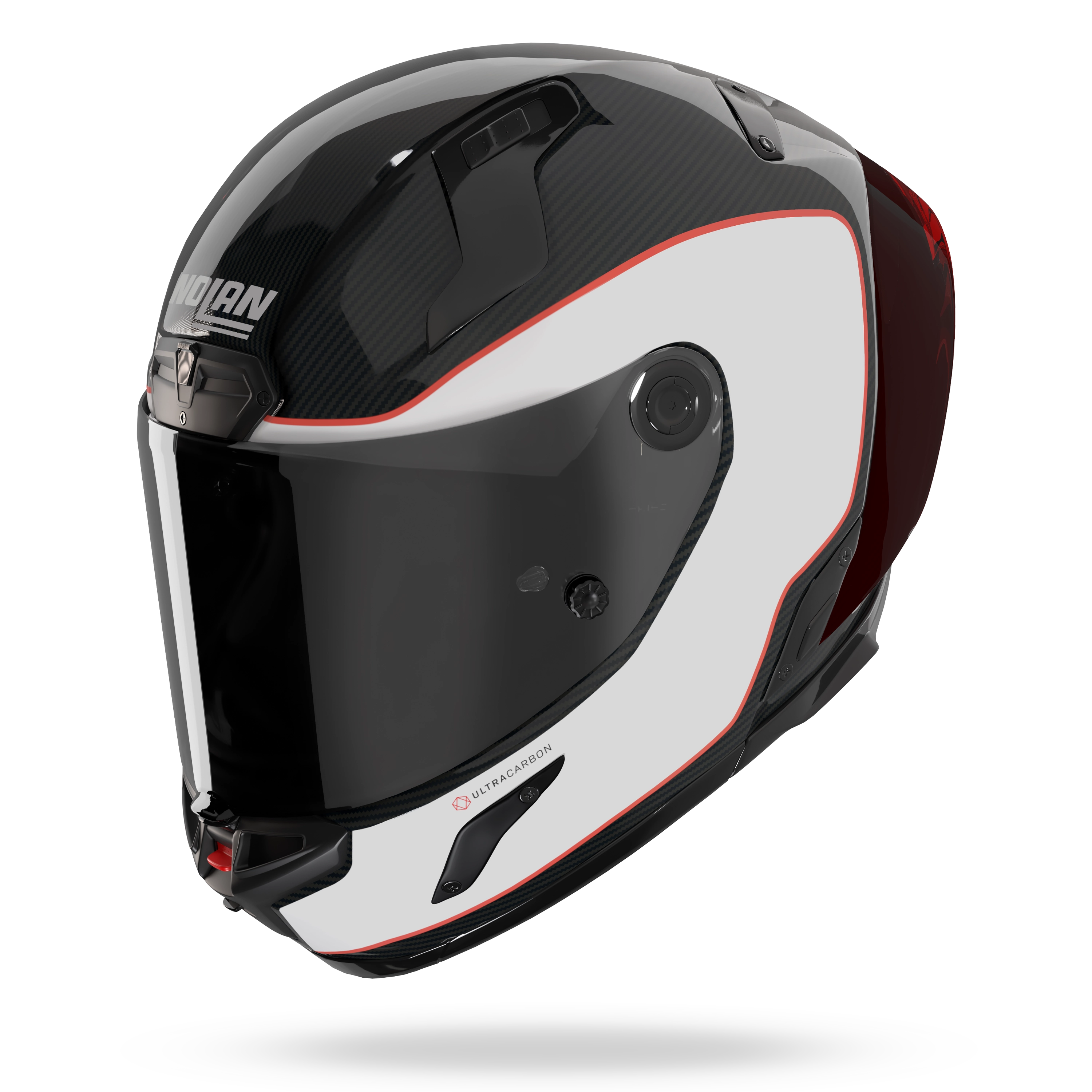 Nolan casco integrale X-804 RS ULTRA CARBON ASSO DI PICCHE Bianco / Rosso - XXS