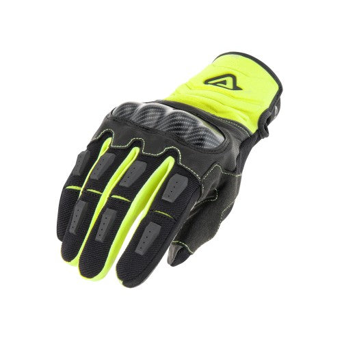 Acerbis guanti moto CE Carbon “G” 3.0 – Giallo/Nero