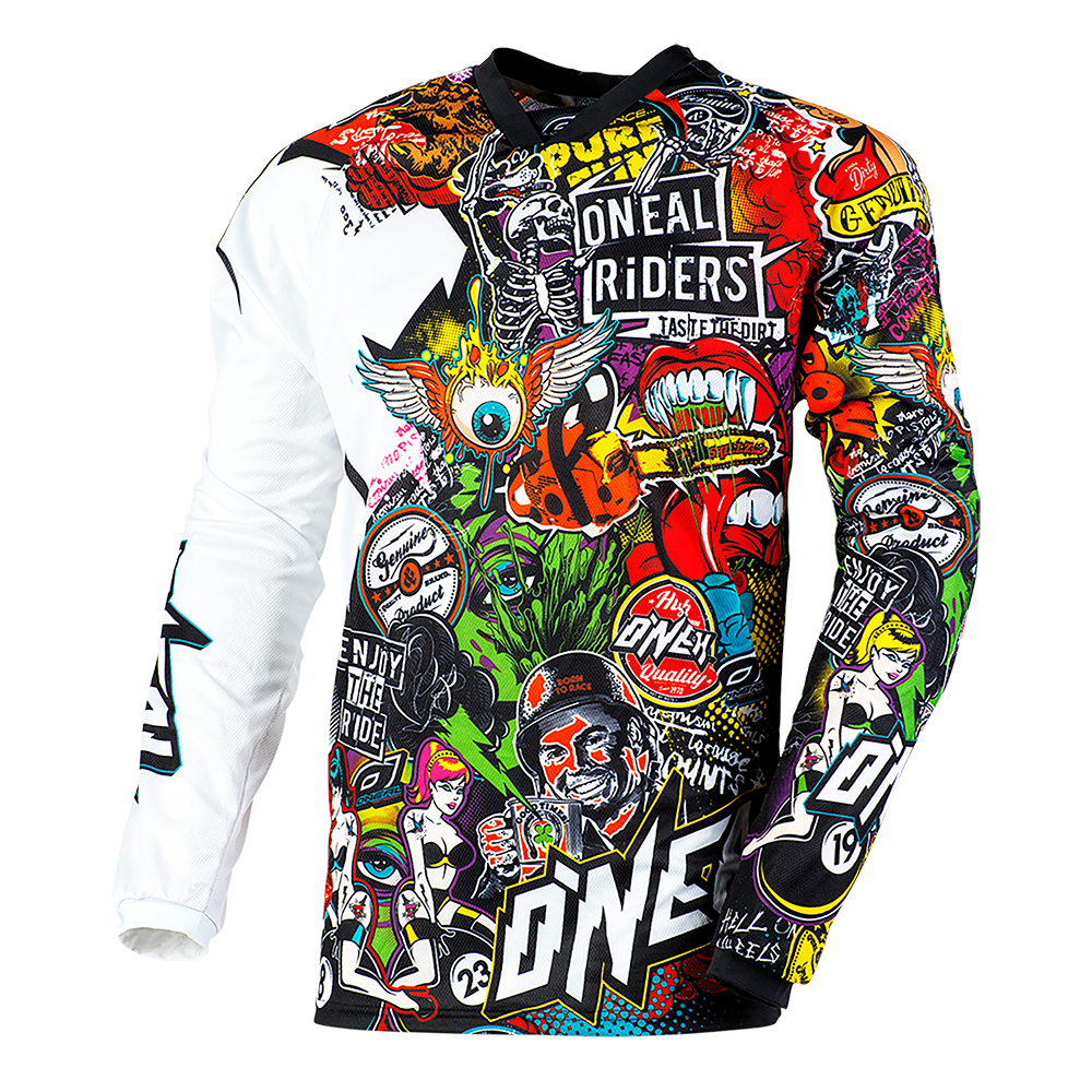 O'Neal maglietta cross MAYHEM CRANK nero/multicolore
