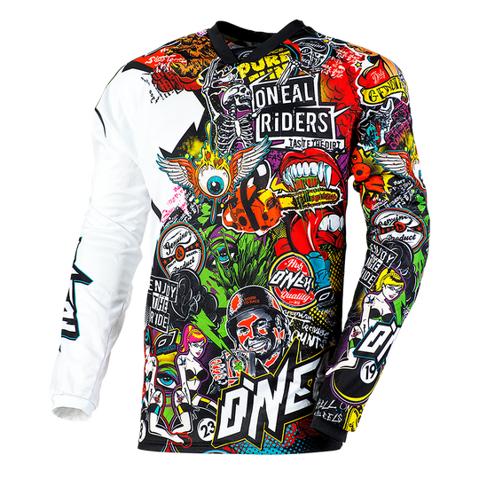 O'Neal maglietta cross MAYHEM CRANK nero/multicolore