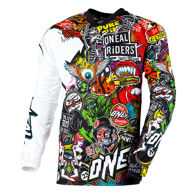 O'Neal maglietta cross MAYHEM CRANK nero/multicolore
