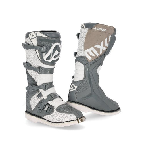 Acerbis Stivali cross E-Team - Grigio/Bianco