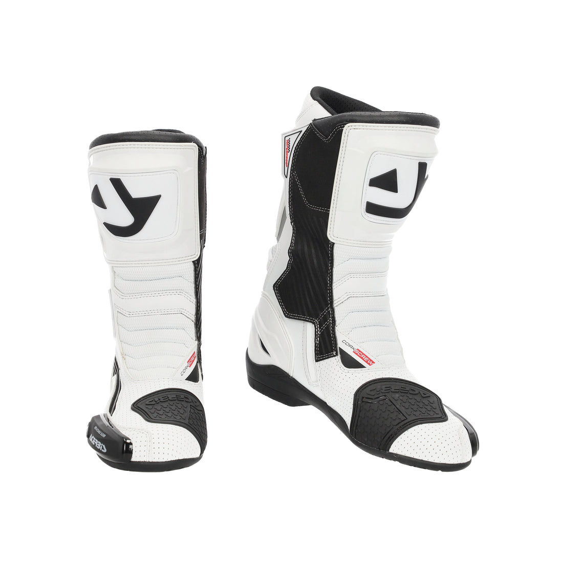 Acerbis Stivali Corkscrew Bianco