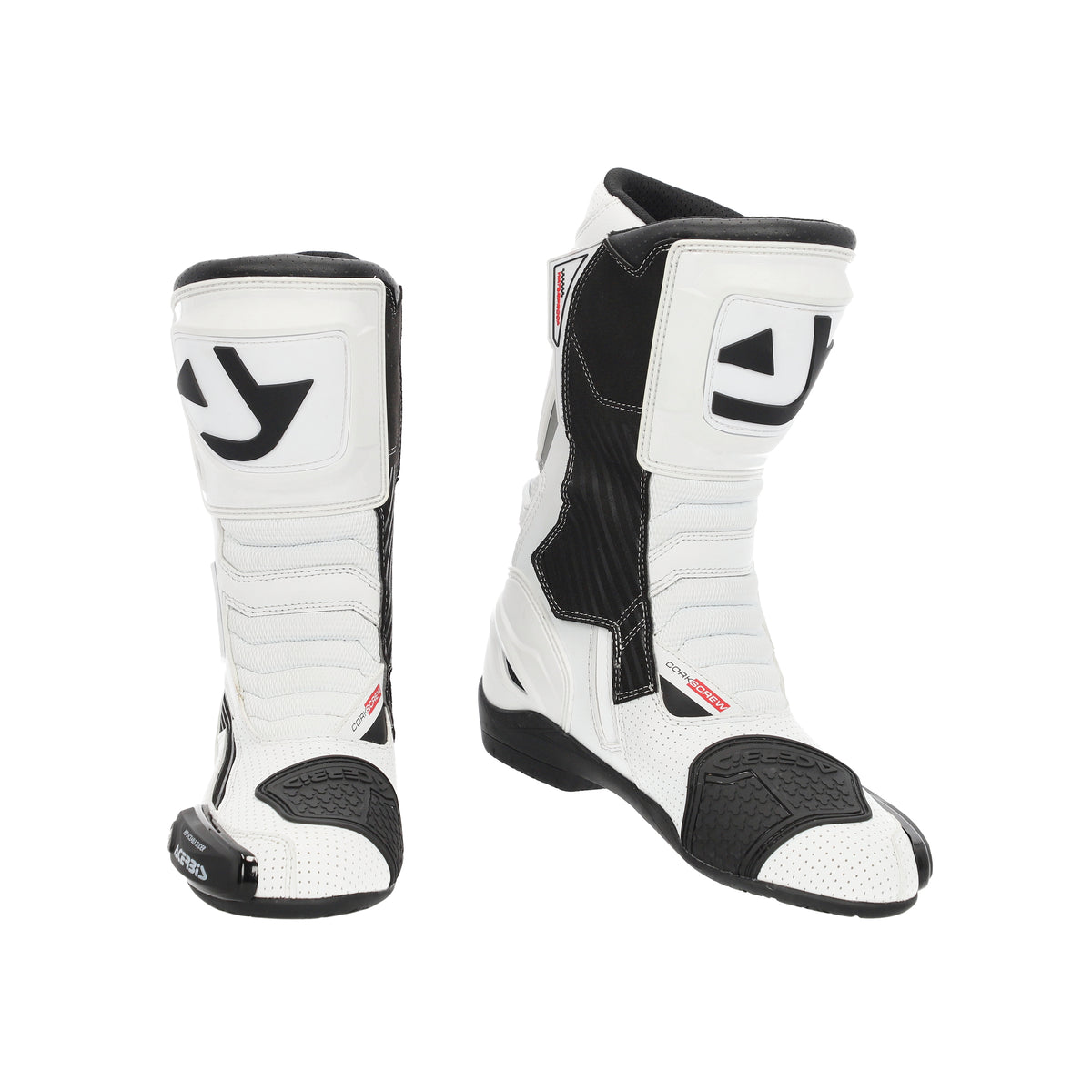 Acerbis Stivali Corkscrew Bianco