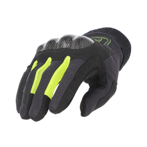 Acerbis guanti moto CE Ramsey MY Vented Pro – Nero/Giallo - immagine 2