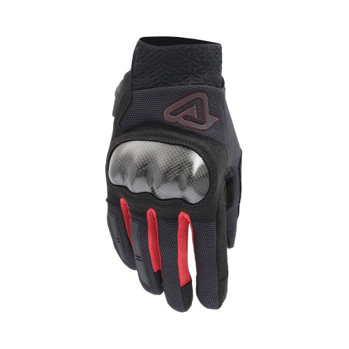 Acerbis guanti moto CE Ramsey MY Vented Pro – Nero/Rosso