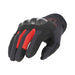 Acerbis guanti moto CE Ramsey MY Vented Pro – Nero/Rosso - immagine 2