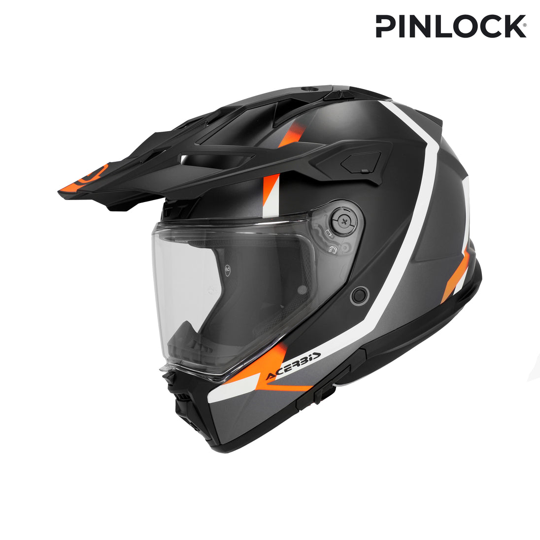 Acerbis casco enduro Attack – Nero/Arancio Fluo