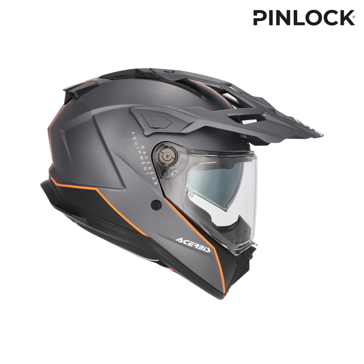 Acerbis casco enduro Attack – Grigio/Arancio