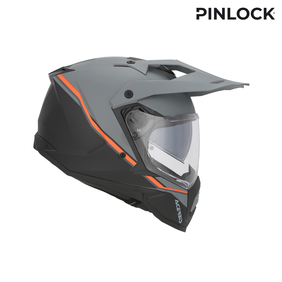 Acerbis casco enduro Assault Graphic – Nero/Arancio Fluo