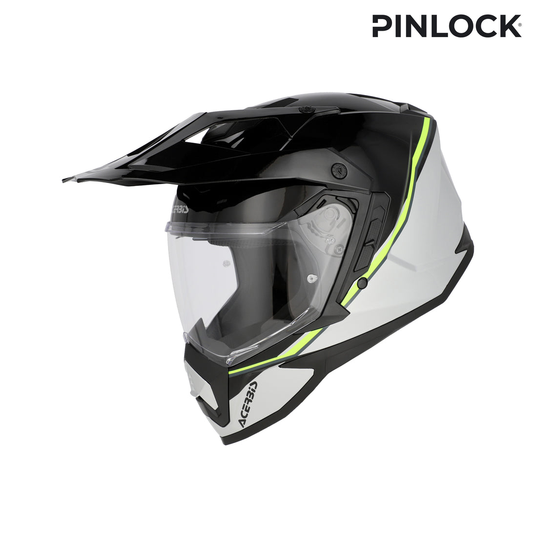 Acerbis casco enduro Assault Graphic – Nero/Giallo Fluo