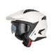 Acerbis Casco Jet Aria Evo Solid Bianco vista 2