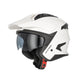 Acerbis Casco Jet Aria Evo Solid Bianco vista 2