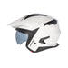 Acerbis Casco Jet Aria Evo Solid Bianco vista 4