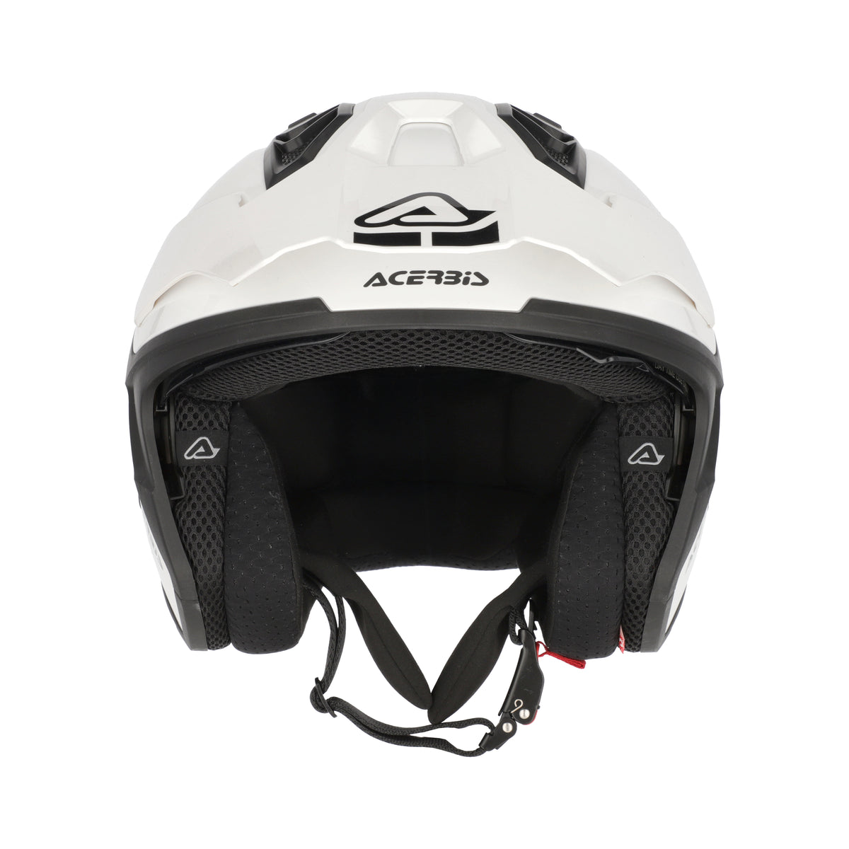 Acerbis Casco Jet Aria Evo Solid Bianco vista 5