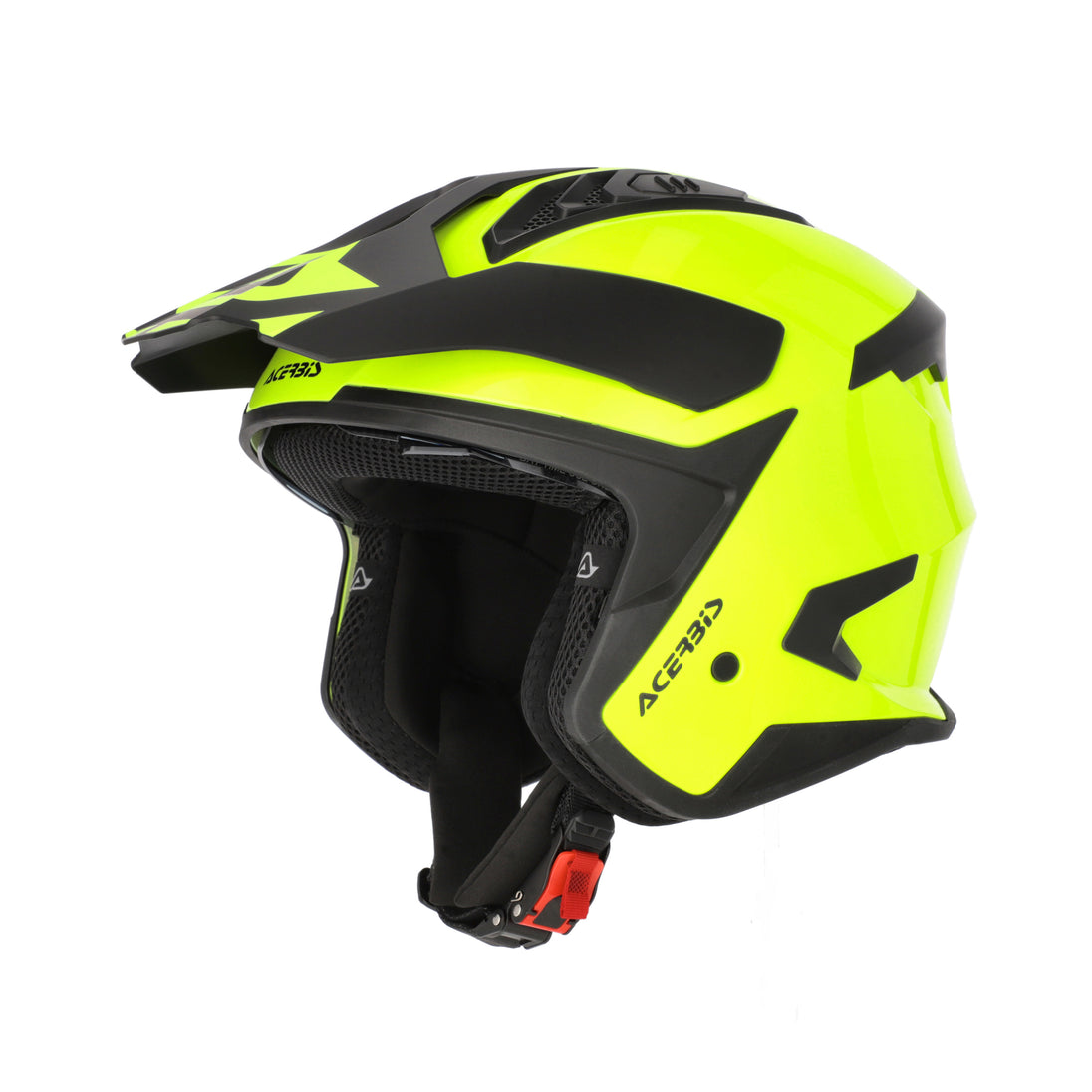 Acerbis Casco Jet Aria Evo Solid Giallo 2 vista 1