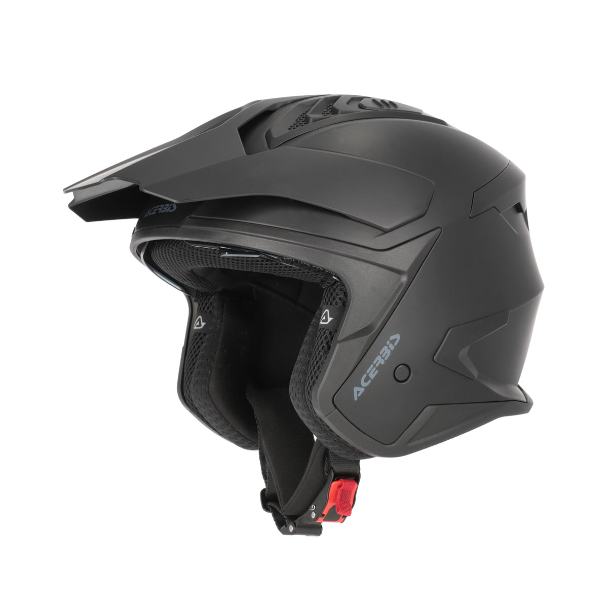 Acerbis Casco Jet Aria Evo Solid Nero vista 1