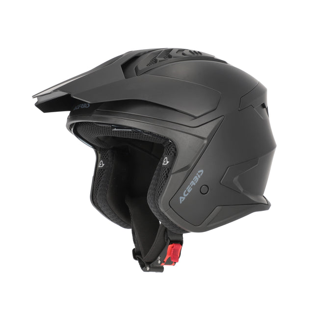 Acerbis Casco Jet Aria Evo Solid Nero vista 1