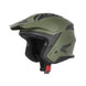 Acerbis Casco Jet Aria Evo Solid Verde Militare vista 1