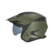 Acerbis Casco Jet Aria Evo Solid Verde Militare vista 4