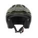 Acerbis Casco Jet Aria Evo Solid Verde Militare vista 5
