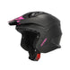 Acerbis Casco Jet Aria Evo Solid Nero/Rosa vista 1