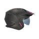Acerbis Casco Jet Aria Evo Solid Nero/Rosa vista 3