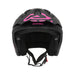 Acerbis Casco Jet Aria Evo Solid Nero/Rosa vista 5