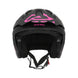Acerbis Casco Jet Aria Evo Solid Nero/Rosa vista 5