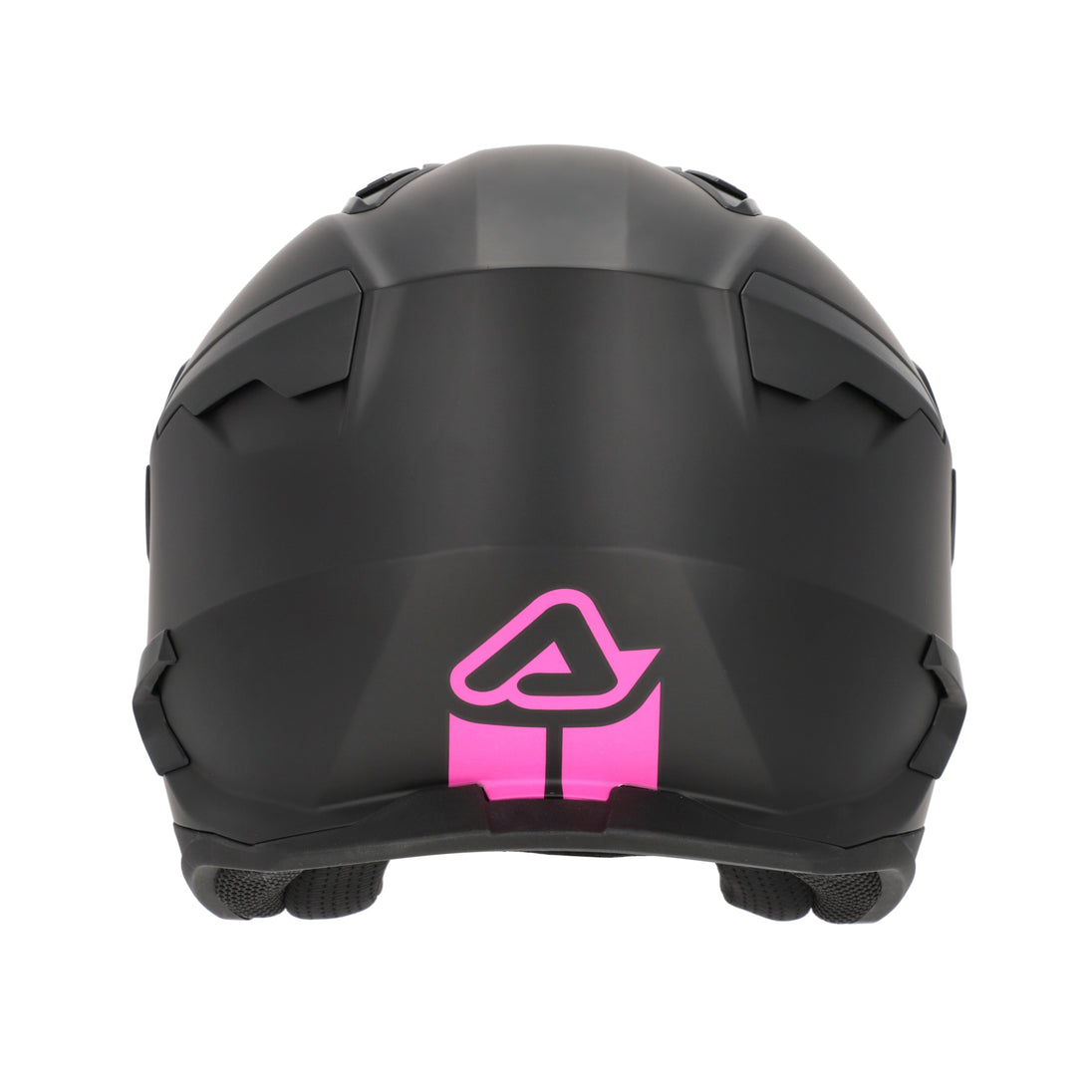 Acerbis Casco Jet Aria Evo Solid Nero/Rosa vista 7