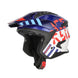 Acerbis Casco Jet Aria Evo Graphic Bianco/Blu/Rosso vista 1