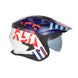 Acerbis Casco Jet Aria Evo Graphic Bianco/Blu/Rosso vista 3