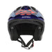 Acerbis Casco Jet Aria Evo Graphic Bianco/Blu/Rosso vista 5