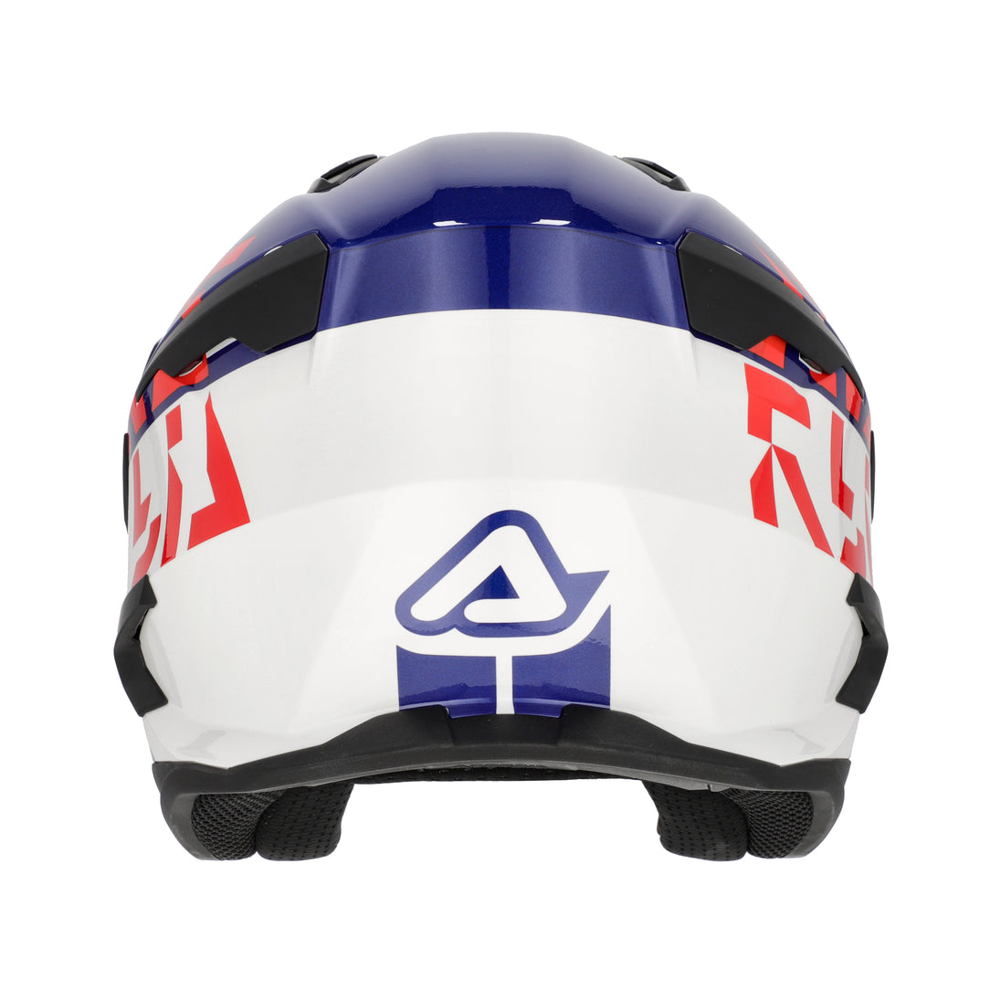 Acerbis Casco Jet Aria Evo Graphic Bianco/Blu/Rosso vista 7