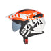 Acerbis Casco Jet Aria Evo Graphic Bianco/Arancio vista 4