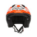 Acerbis Casco Jet Aria Evo Graphic Bianco/Arancio vista 5
