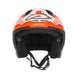 Acerbis Casco Jet Aria Evo Graphic Bianco/Arancio vista 5