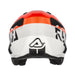 Acerbis Casco Jet Aria Evo Graphic Bianco/Arancio vista 7