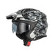 Acerbis Casco Jet Aria Evo Graphic Grigio/Nero vista 2