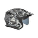 Acerbis Casco Jet Aria Evo Graphic Grigio/Nero vista 3