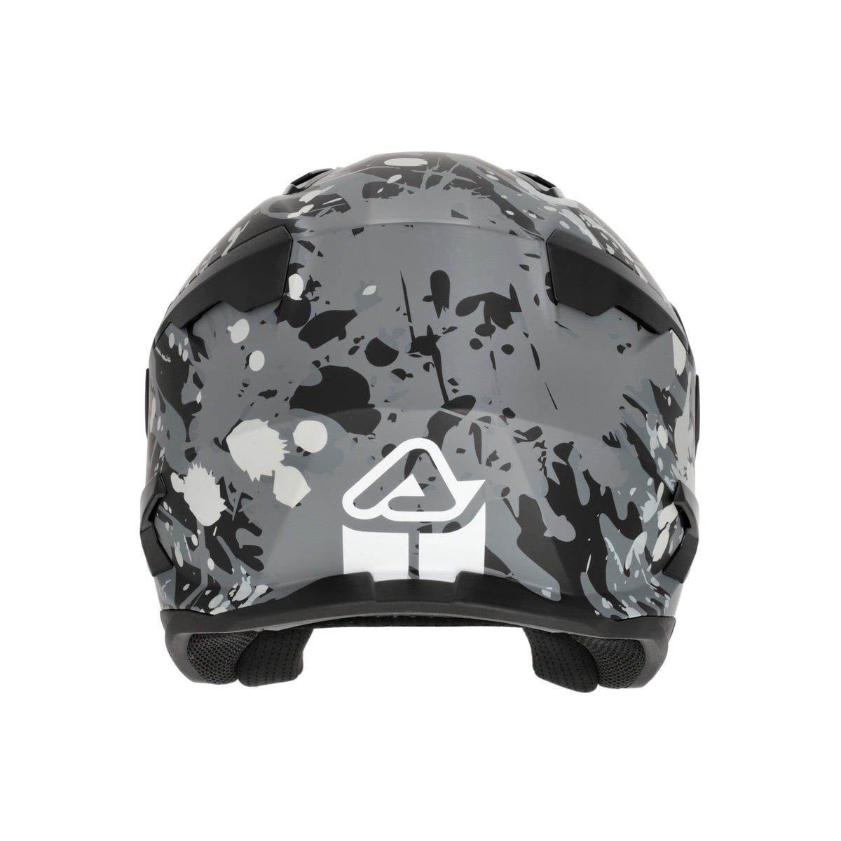 Acerbis Casco Jet Aria Evo Graphic Grigio/Nero vista 7