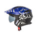 Acerbis Casco Jet Aria Evo Graphic Nero/Blu vista 4