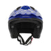 Acerbis Casco Jet Aria Evo Graphic Nero/Blu vista 5