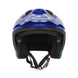 Acerbis Casco Jet Aria Evo Graphic Nero/Blu vista 5