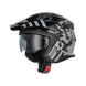 Acerbis Casco Jet Aria Evo Graphic Nero/Grigio vista 2