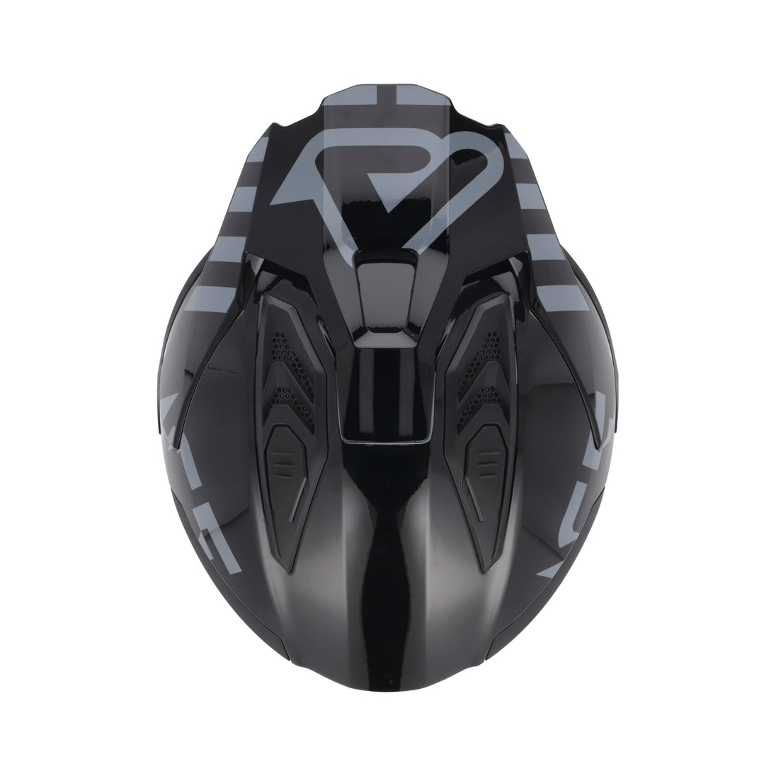 Acerbis Casco Jet Aria Evo Graphic Nero/Grigio vista 6