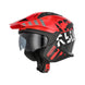 Acerbis Casco Jet Aria Evo Graphic Nero/Rosso vista 2