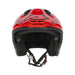 Acerbis Casco Jet Aria Evo Graphic Nero/Rosso vista 5