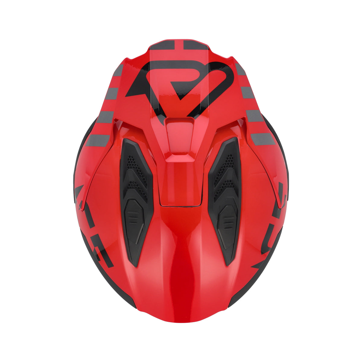 Acerbis Casco Jet Aria Evo Graphic Nero/Rosso vista 6