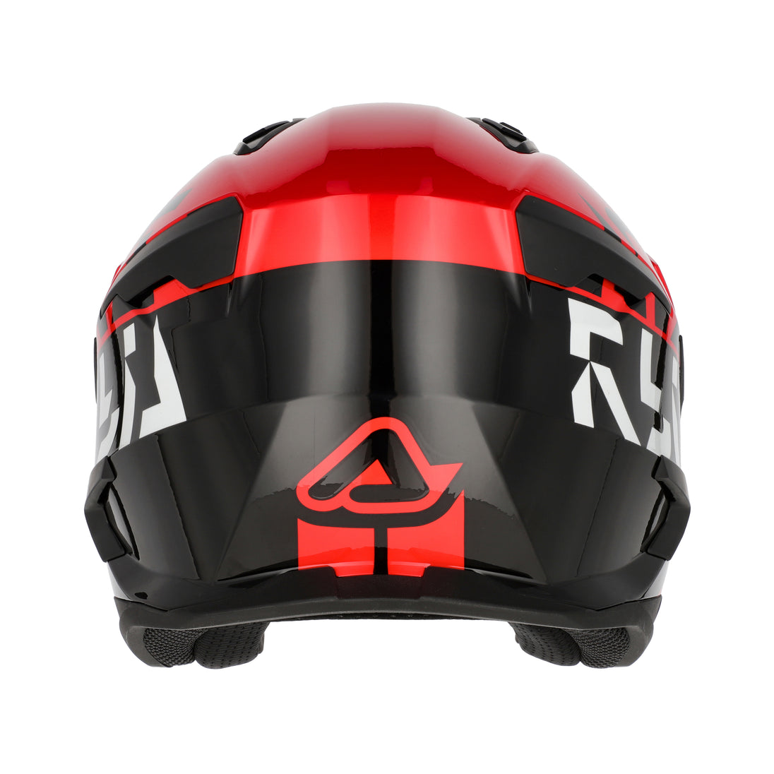 Acerbis Casco Jet Aria Evo Graphic Nero/Rosso vista 7